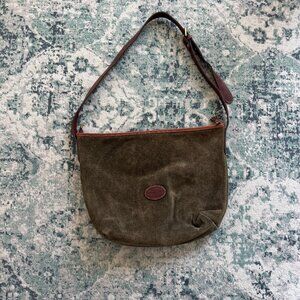 GH BASS SUEDE CROSS BODY BAG PREOWNED